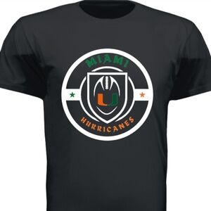 Miami Hurricanes Football T Shirt NWOT